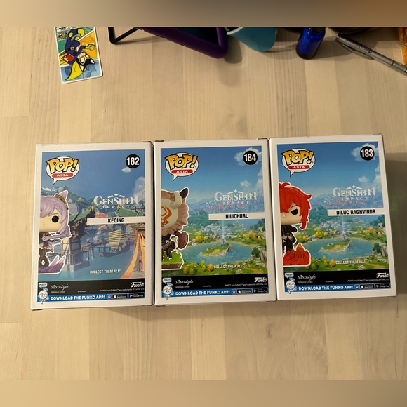 SDCC 2023 Funko Genshin Impact lot of 3 all pre-release exclusives! - Picture 11 of 16